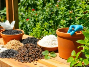 soil and potting mix